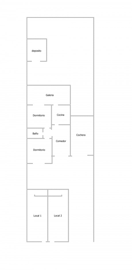 Casa de 3 ambientes con locales - Moron - ideal inversor