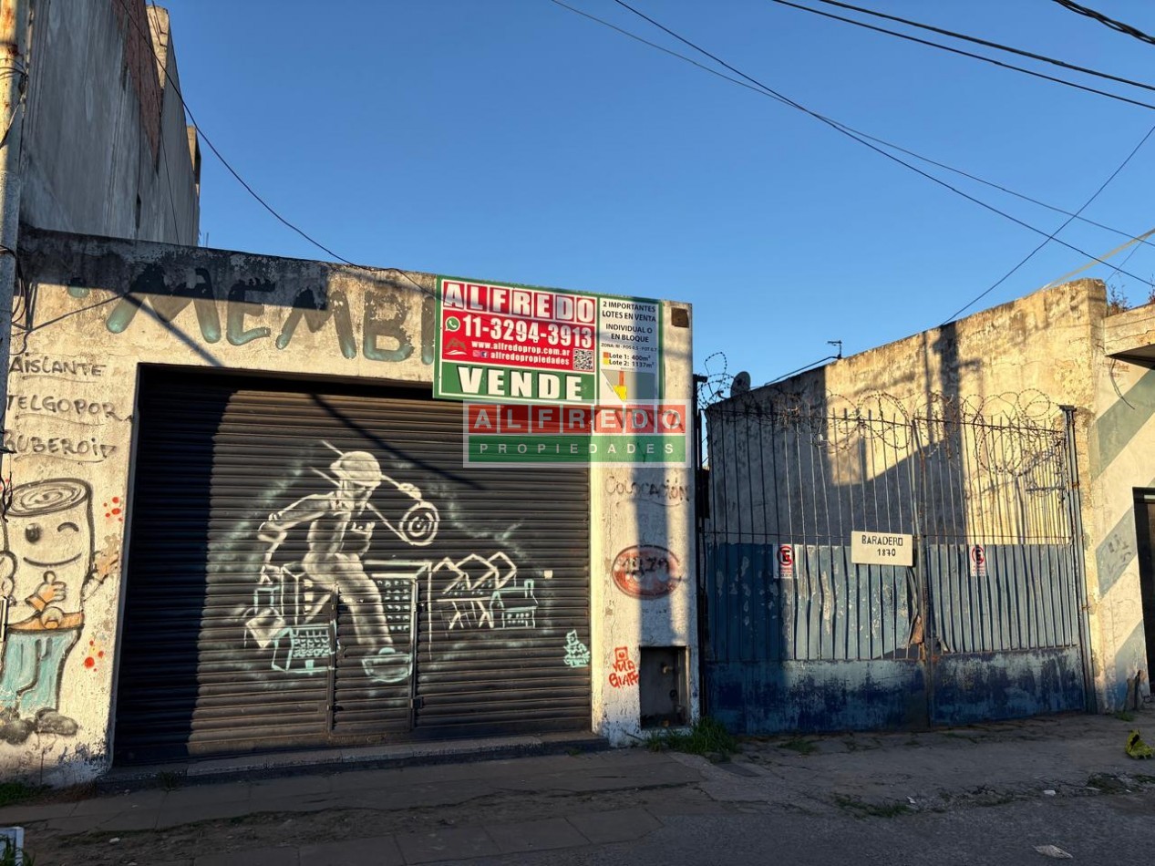 Lote en venta en Moron - En Bloque o individual