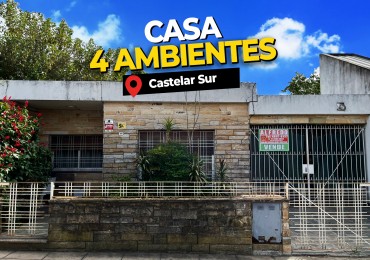 Impecable casa de 4 ambientes en venta - Castelar Sur
