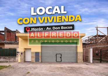 LOCAL Y VIVIENDA EN PH EN VENTA - MORON SUR